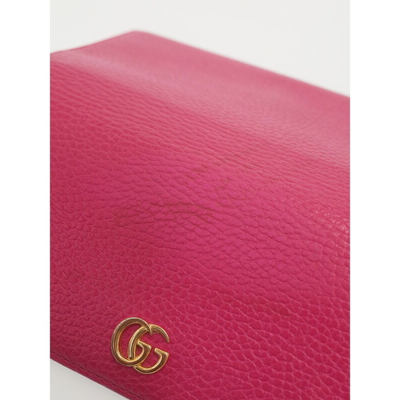 Gucci Marmont Leather Continental Wallet Bifold Long - Picture 8 of 9